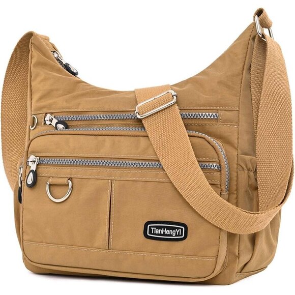 Tianhengyi Handbags - Tianhengyi Multi-Pocket Crossbody Bag for Women Waterproof Travel Shoulder Purse